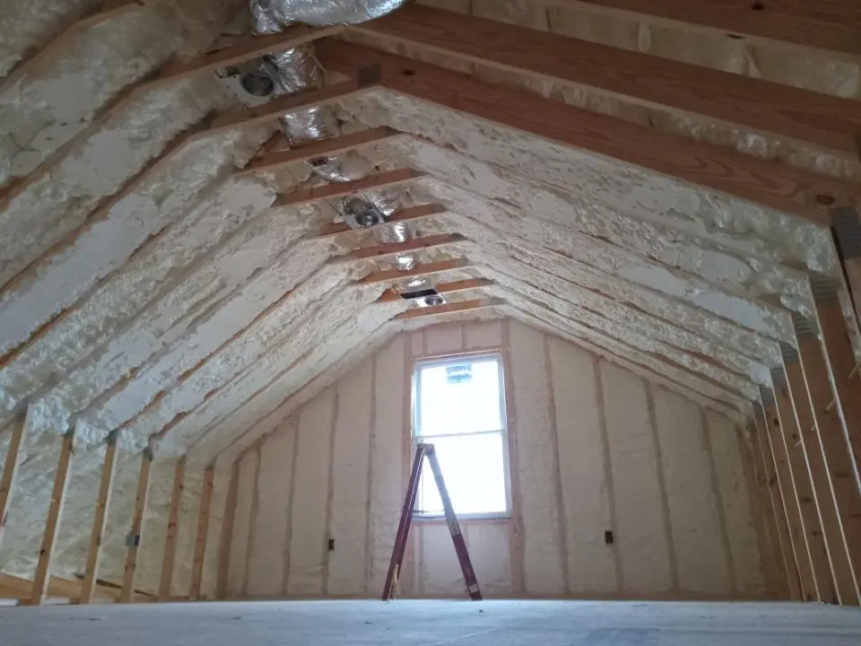 Spray foam roofing application for Crawl Space Insulation project in Leesylvania